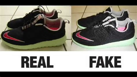 pictures of the fake nike roshes|how to spot a fake nikes.